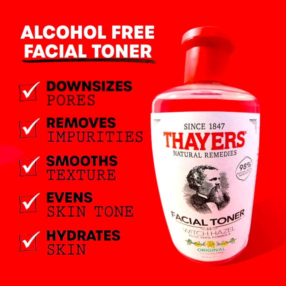 Thayers, Witch Hazel Facial Toner, Original, 12 Oz.